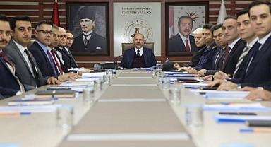 Güvenlik ve asayiş toplantısı yapıldı