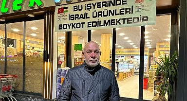 İsrail zulmünü ürünleriyle boykot etti