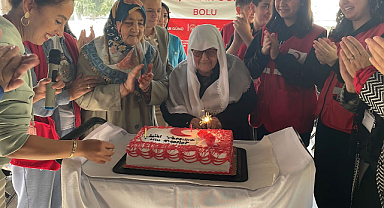 Kızılay huzurevi sakinlerini unutmadı