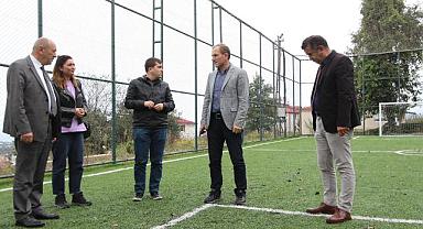 Müdür Ergün'den yerinde inceleme