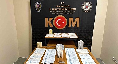 Rize'de tefecilik operasyonu: 3 gözaltı