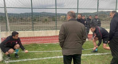 23 yıllık sahada kale direk ölçüleri maç iptal ettirdi
