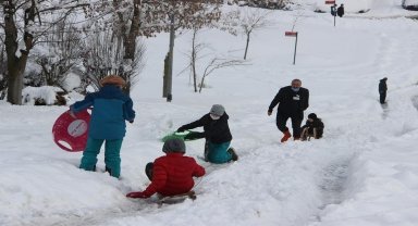 Akçakoca'da eğitime kar engeli