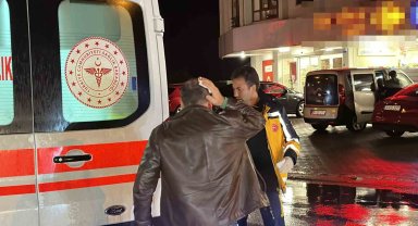Ambulanstan inen yaralı, kazayı görünce inanamadı