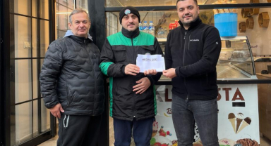 Giresun'da Belediye Çalışanından Örnek Davranış