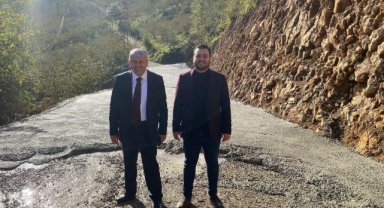 Espiye'de Zorlu Güzergahlar Aşılıyor