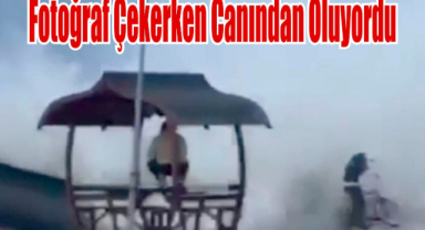 Fotoğraf Çekerken Canından Oluyordu