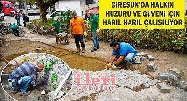 Giresun’da Halkın Huzuru ve Güveni İçin Harıl Harıl Çalışılıyor