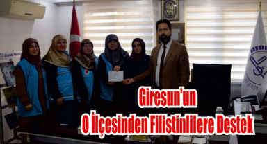 Giresun'da Hayır Çarşısından 205 Bin TL Gelir Filistin’e Gönderildi