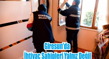 Giresun’da İhtiyaç Sahipleri Yalnız Bırakılmıyor
