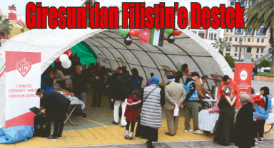 Giresun’dan Filistin’e Destek