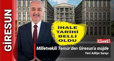 Giresun Milletvekili Temür’den, Memleketine Bir Müjde Daha