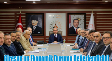 Giresun’un Ekonomik Durumu Değerlendirildi