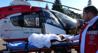 Hava Ambulansı Üzerine Çaydanlık Devrilen Bebek İçin Havalandı