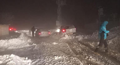 Karda Mahsur Kalanlar İçin Seferber Oldular