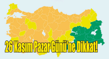 Pazar Günü'ne Dikkat: Giresun'un Da Aralarında Olduğu 44 İle Turuncu Uyarı!