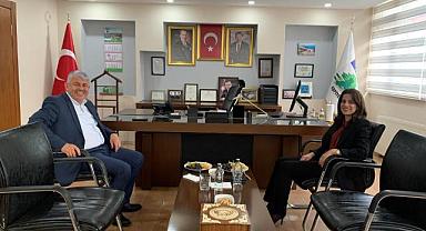 Başkan Karadere, Kaymakam Ünlü'ye Başarılar Diledi