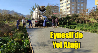 Eynesil’de Yol Atağı