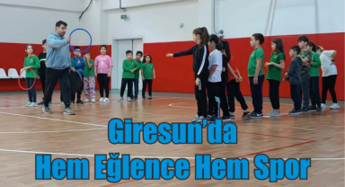 Giresun’da Hem Eğlence Hem Spor