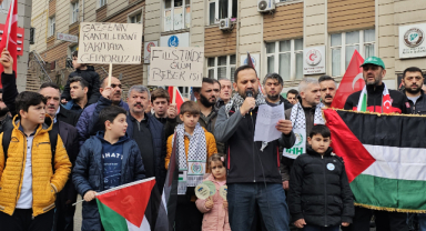 Giresun'da, İsrail'in Gazze Saldırıları Protesto Edildi