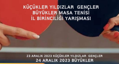 Giresun'da Masa Tenisi Rüzgarı