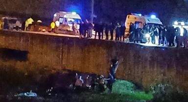 Giresun'da Otomobil Dereye Uçtu: 3 Yaralı