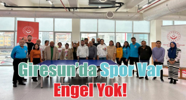Giresun’da Spor Var Engel Yok!