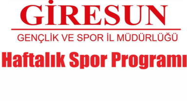 Giresun'un Bu Haftaki Maç Programı Açıklandı