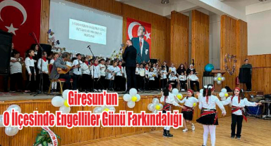 Giresun'un O İlçesinde Engelliler Günü Farkındalığı
