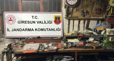 Giresun’un O İlçesinde Kaçak Silah Atölyesine Baskın!