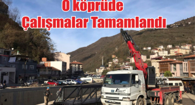Giresun’un O İlçesinde Köprü Yapımı Tamamlandı