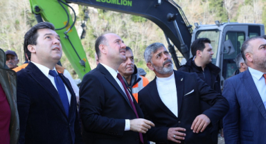 Giresun Valisi Serdengeçti, Espiye-Ericek Yolunu İnceledi