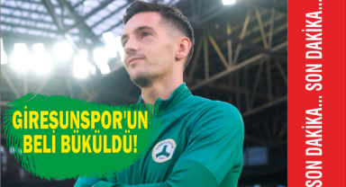 Giresunspor'un Beli Büküldü!