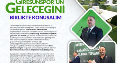 Giresunspor'un Geleceği İstanbul’da Konuşulacak
