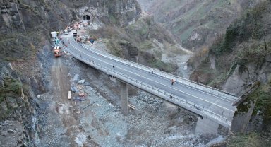 O yol yeniden ulaşıma açıldı