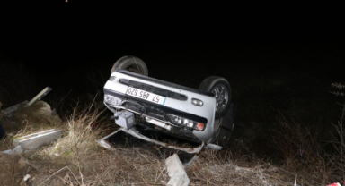 Samsun'da Araç Tarlaya Devrildi: 1 Yaralı