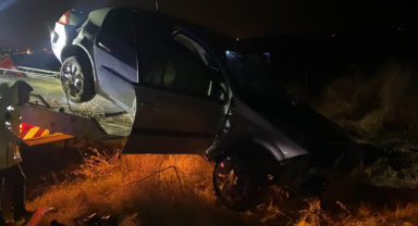 Şarampole Uçan Araç Takla Attı: 3 Yaralı