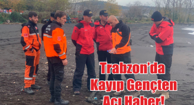 Trabzon'da Dalgalara Kapılan Kayıp Gençten Acı Haber!