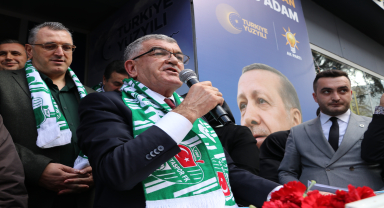AK Parti Amasya Belediye Başkan adayı Uyanık için kentte karşılama töreni düzenlendi