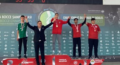 Alaçamspor Bocce Takımı, Raffa Türkiye Şampiyonası'ndan derecelerle döndü