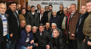 Başkan Şenlikoğlu’ndan Giresun Meslek Odalarına Ziyaret
