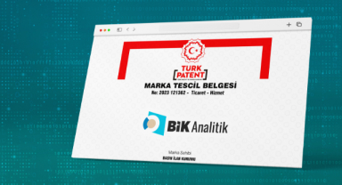 BİK Analitik marka tescil belgesi aldı
