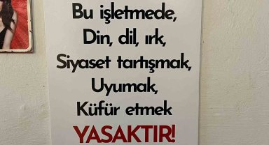 Bu çay ocağında siyaset, tartışmak ve uyumak yasak