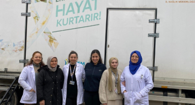 Çalışan kadınlara önce eğitim sonra tarama yapıldı
