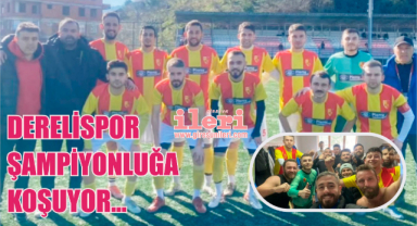 Derelispor şampiyonluğa koşuyor