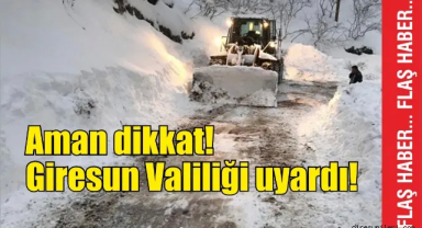 Dikkat! Giresun için sarı uyarı verildi