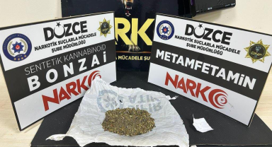 Düzce'de uyuşturucu operasyonunda bir zanlı tutuklandı