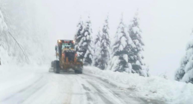Giresun'da 14 köy yolu daha ulaşıma açıldı!