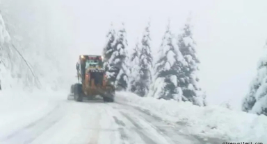 Giresun'da 64 köye kar nedeniyle ulaşım yok
