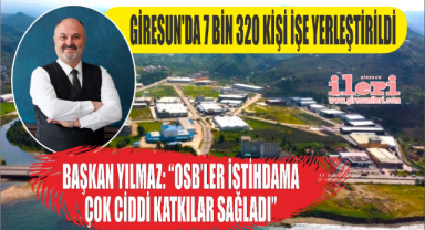 Giresun'da 7 bin 320 kişi işe yerleştirildi